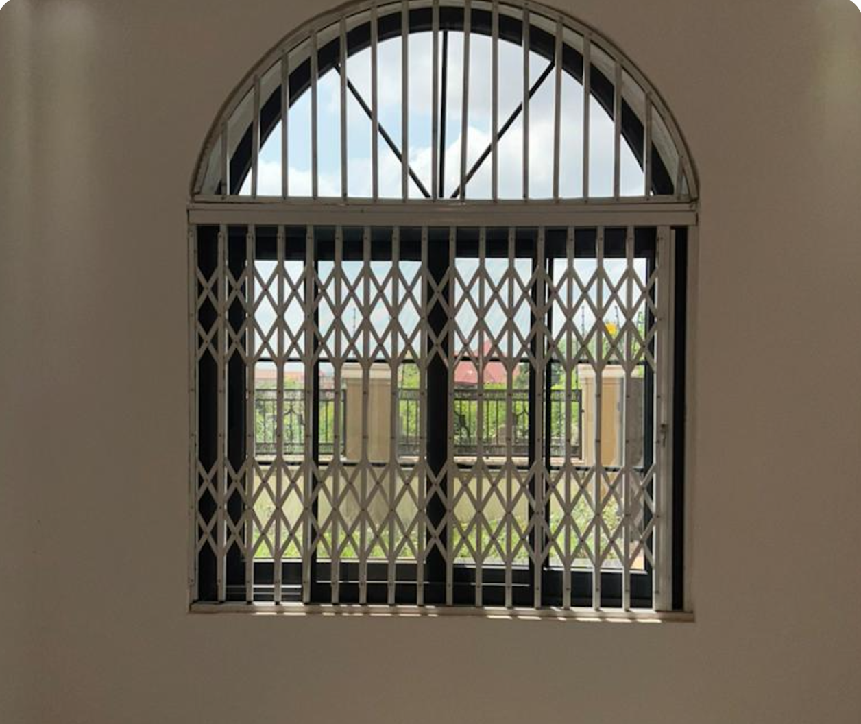 Fixed Rounded Square Pipe Window Burglar Proof